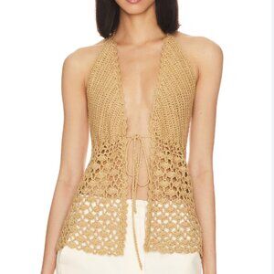 REVOLVE Tan Camisole with Bohemian Aesthetic